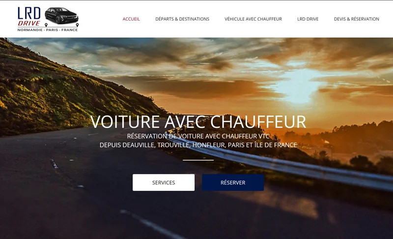 Capture du site LRD Drive